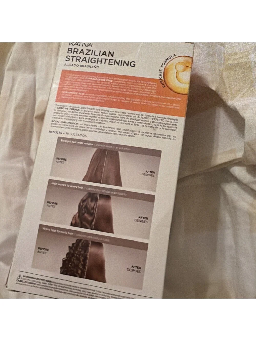Kativa Brazilian Straightening Kit 12 Weeks of Home Use Professional Keratin